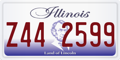 IL license plate Z442599