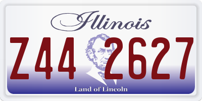 IL license plate Z442627