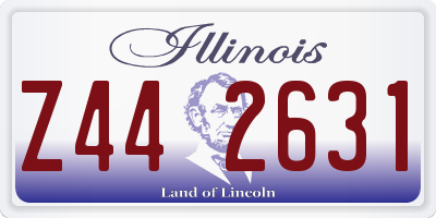 IL license plate Z442631