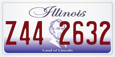 IL license plate Z442632