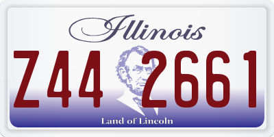 IL license plate Z442661