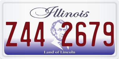 IL license plate Z442679