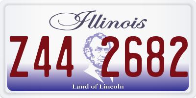 IL license plate Z442682