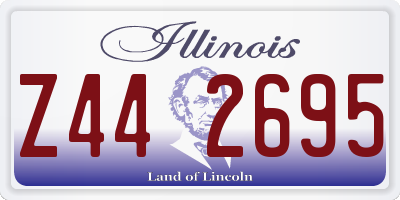 IL license plate Z442695