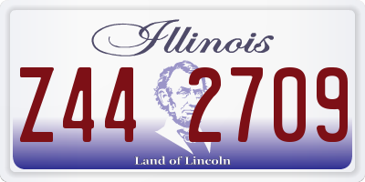 IL license plate Z442709