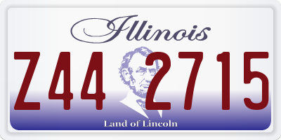 IL license plate Z442715