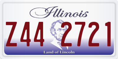IL license plate Z442721