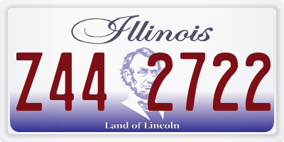 IL license plate Z442722