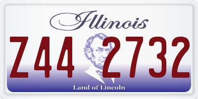 IL license plate Z442732