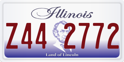 IL license plate Z442772