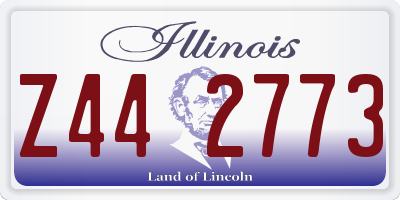 IL license plate Z442773