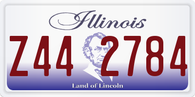 IL license plate Z442784