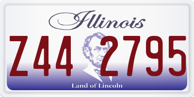 IL license plate Z442795