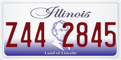 IL license plate Z442845