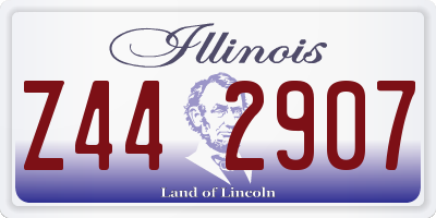 IL license plate Z442907