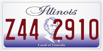 IL license plate Z442910