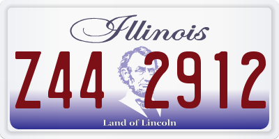 IL license plate Z442912