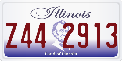 IL license plate Z442913