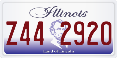IL license plate Z442920