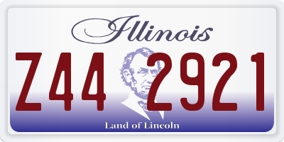 IL license plate Z442921