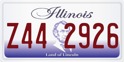 IL license plate Z442926