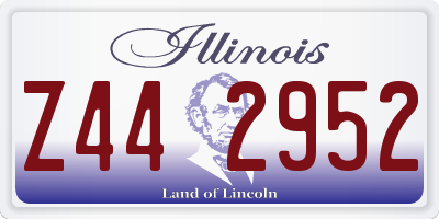 IL license plate Z442952