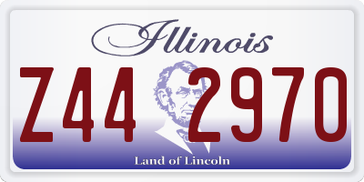 IL license plate Z442970