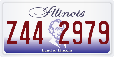 IL license plate Z442979