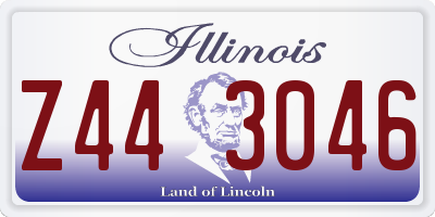 IL license plate Z443046