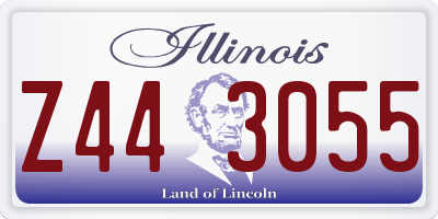 IL license plate Z443055