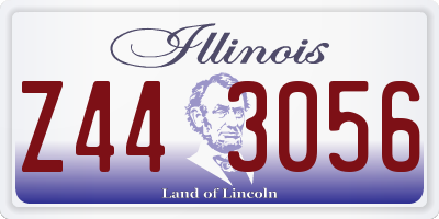 IL license plate Z443056