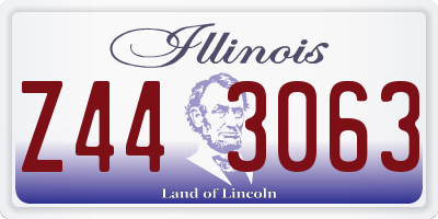 IL license plate Z443063