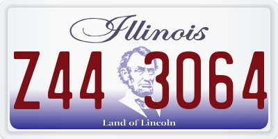 IL license plate Z443064