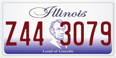 IL license plate Z443079