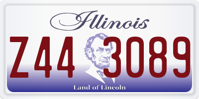 IL license plate Z443089