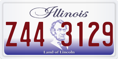 IL license plate Z443129