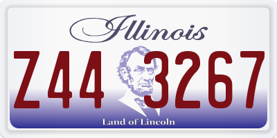 IL license plate Z443267
