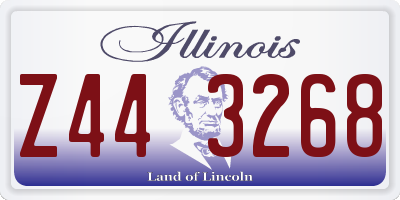 IL license plate Z443268
