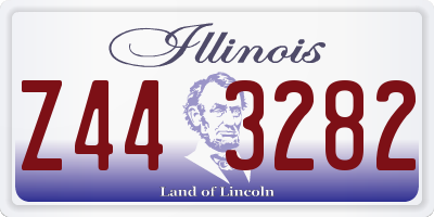 IL license plate Z443282