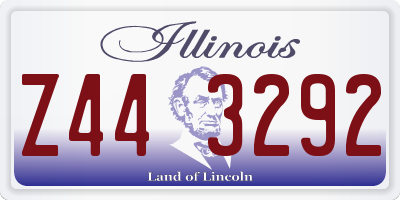 IL license plate Z443292