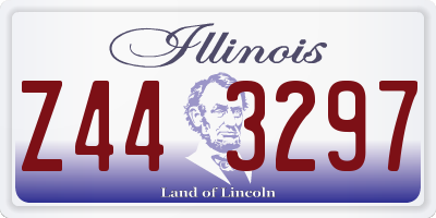 IL license plate Z443297