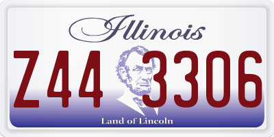 IL license plate Z443306