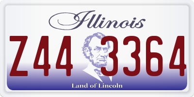 IL license plate Z443364