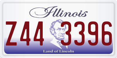 IL license plate Z443396