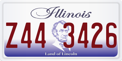 IL license plate Z443426