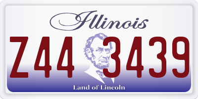 IL license plate Z443439