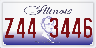 IL license plate Z443446