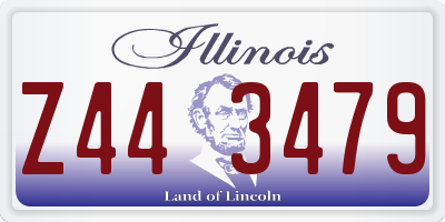 IL license plate Z443479