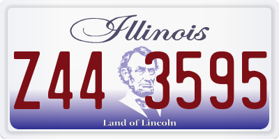 IL license plate Z443595