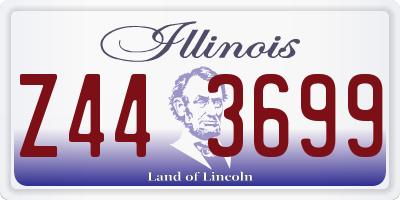 IL license plate Z443699